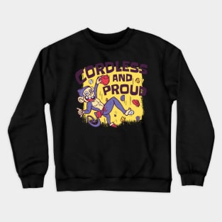 monkey-climbing-wall Crewneck Sweatshirt